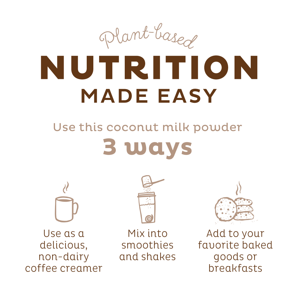 Organic Coconut Milk Powder, 90 Servings