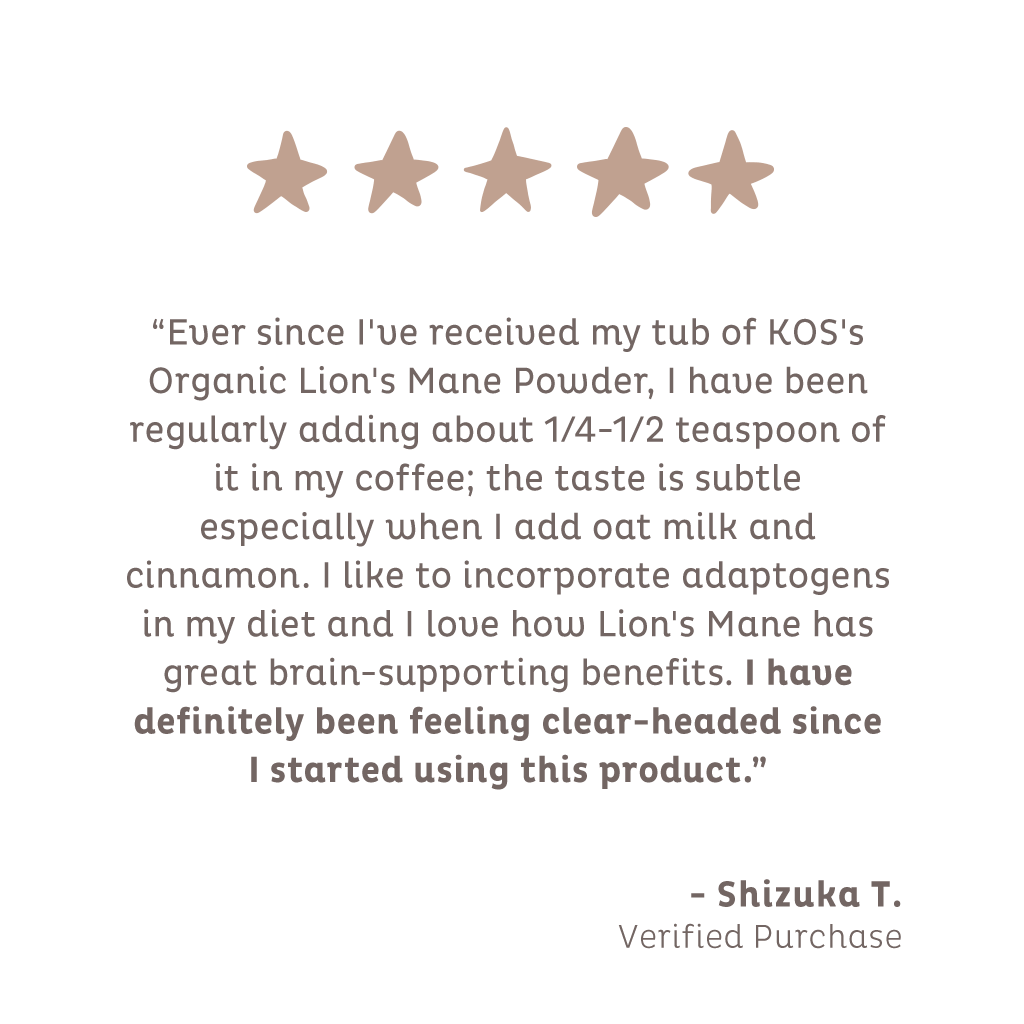 Organic Lion's Mane Powder, 35 Servings
