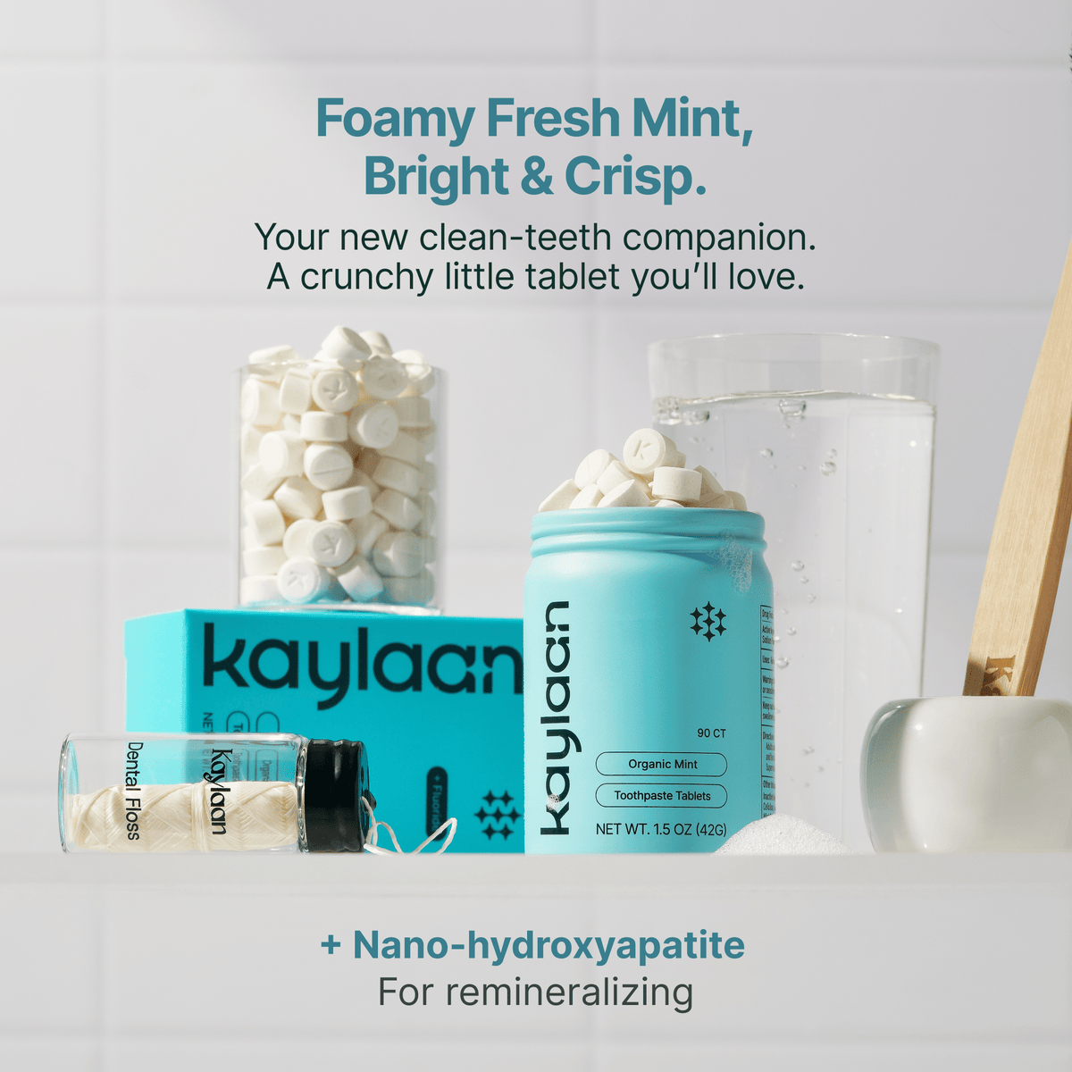 Non-Fluoride Mint Toothpaste Tablets - Vegan America