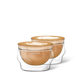 Latte Master Glass - 250ml/8.5oz (Set of 2) - Vegan America