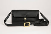 Lavāda Signature Crossbody Wallet Clutch in Black - Vegan America