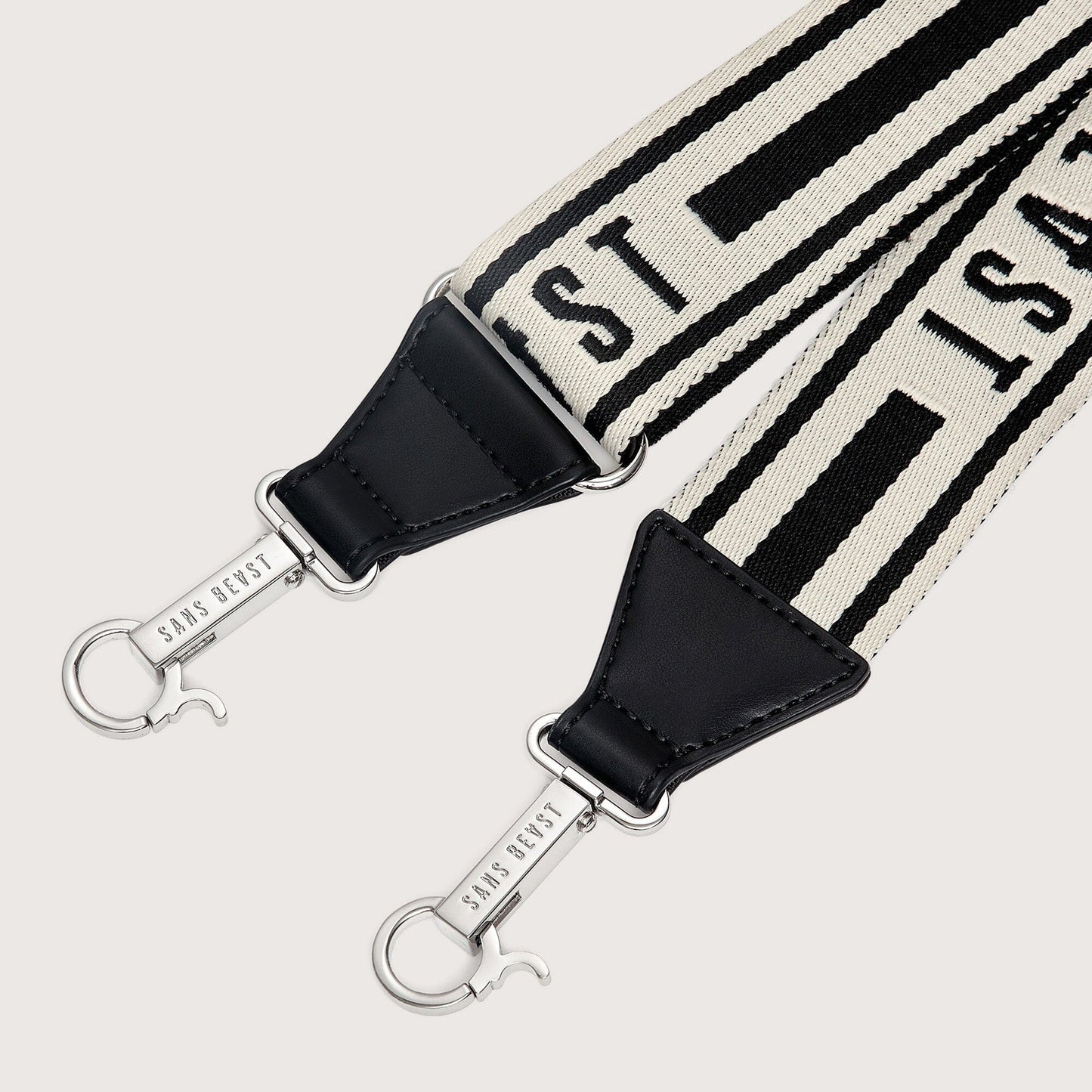 Corridor Bag Strap - Licorice + Silver