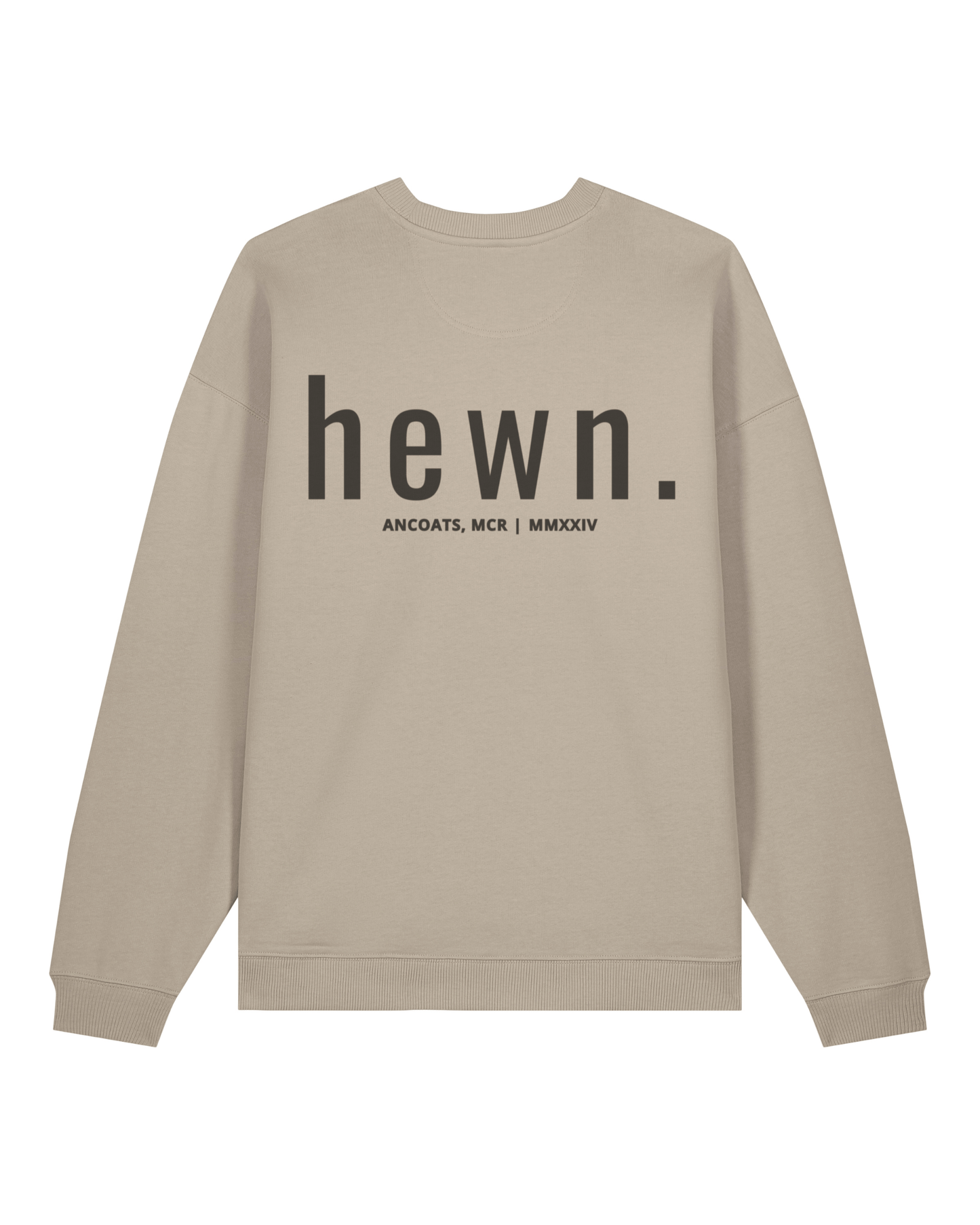 Women's Organic Cotton Signature Oversized Sweatshirt | Limestone Grey