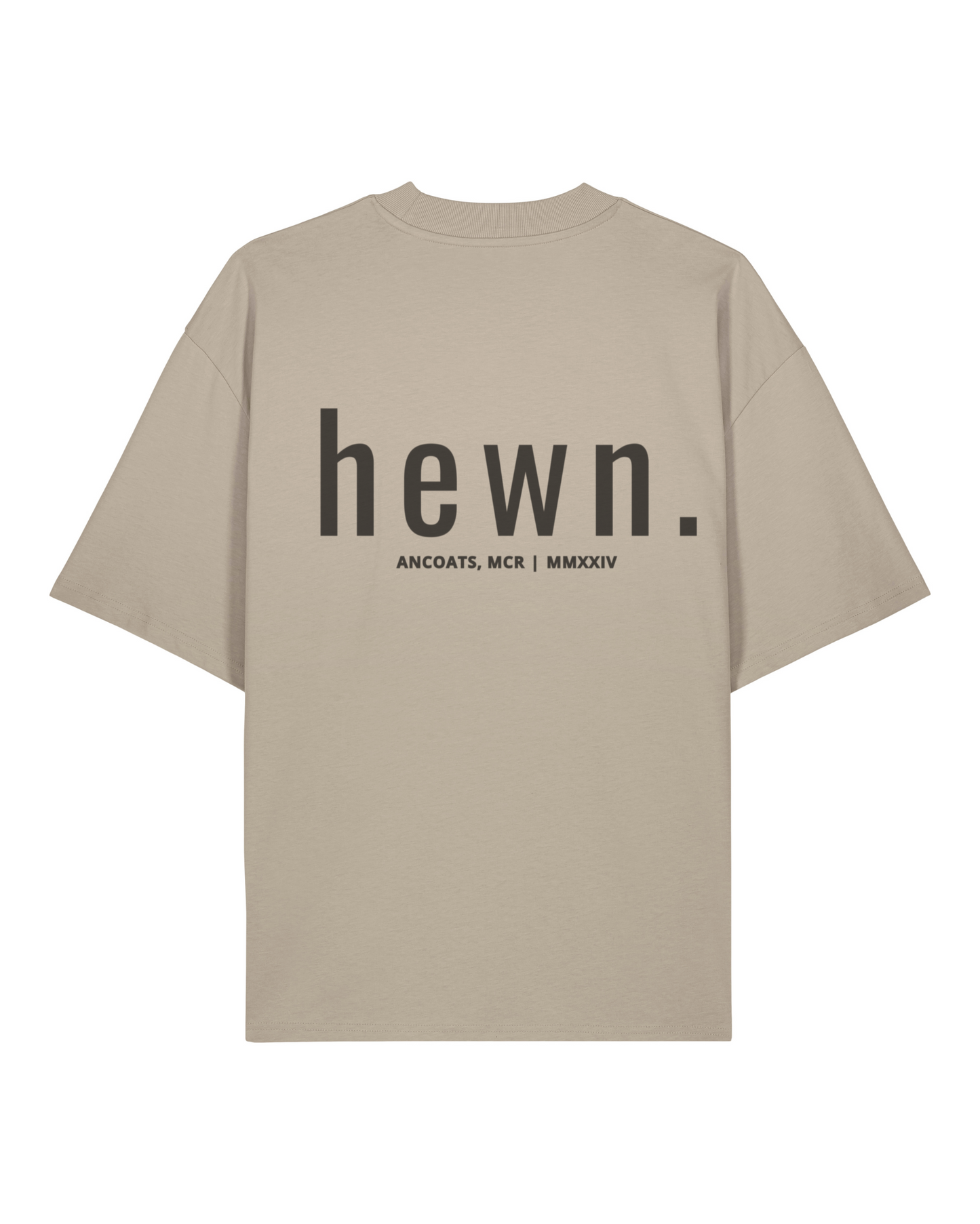 Women's Organic Cotton Signature Oversized T-Shirt | Limestone Grey