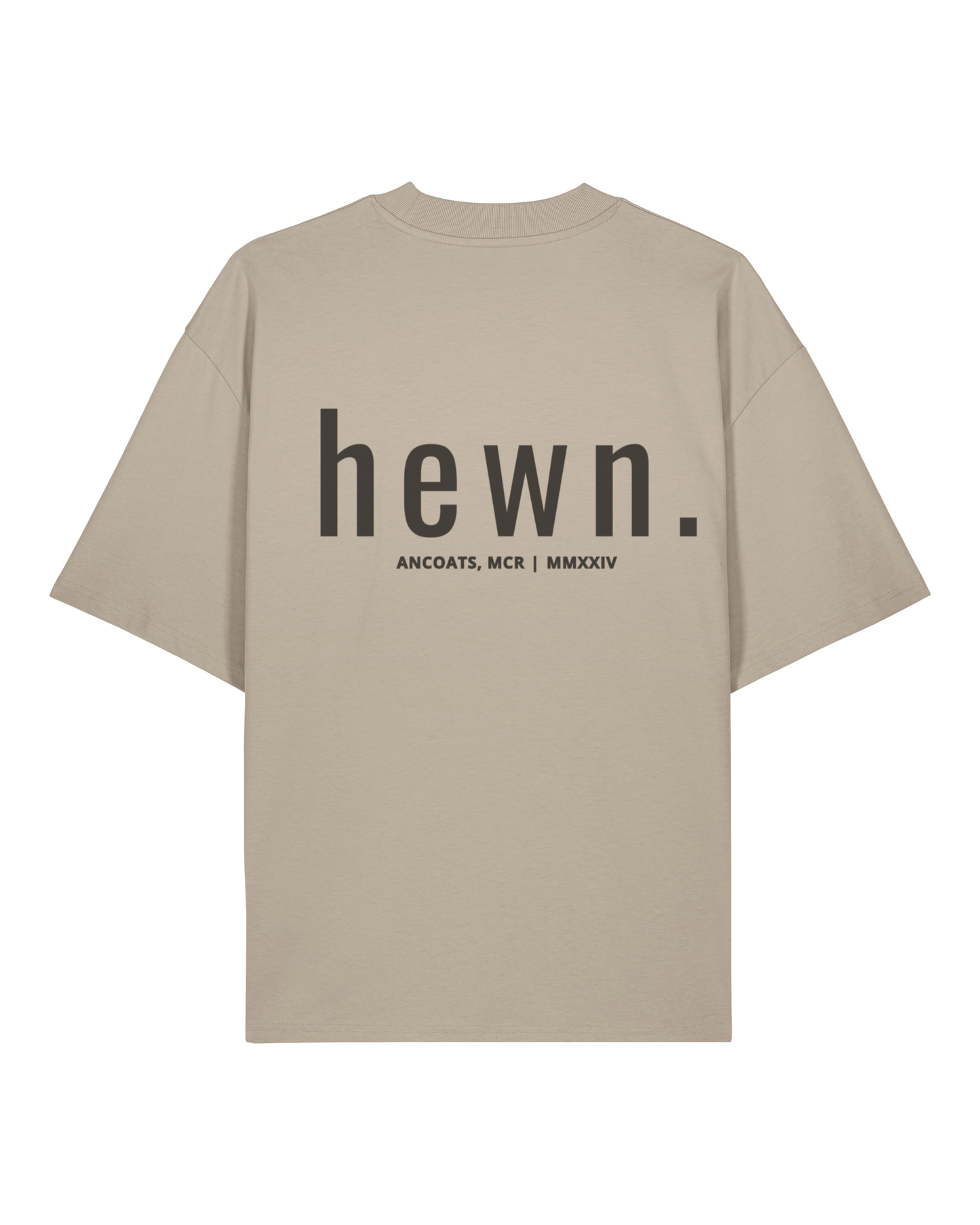 Men's Organic Cotton Signature Oversized T-Shirt | Limestone Grey