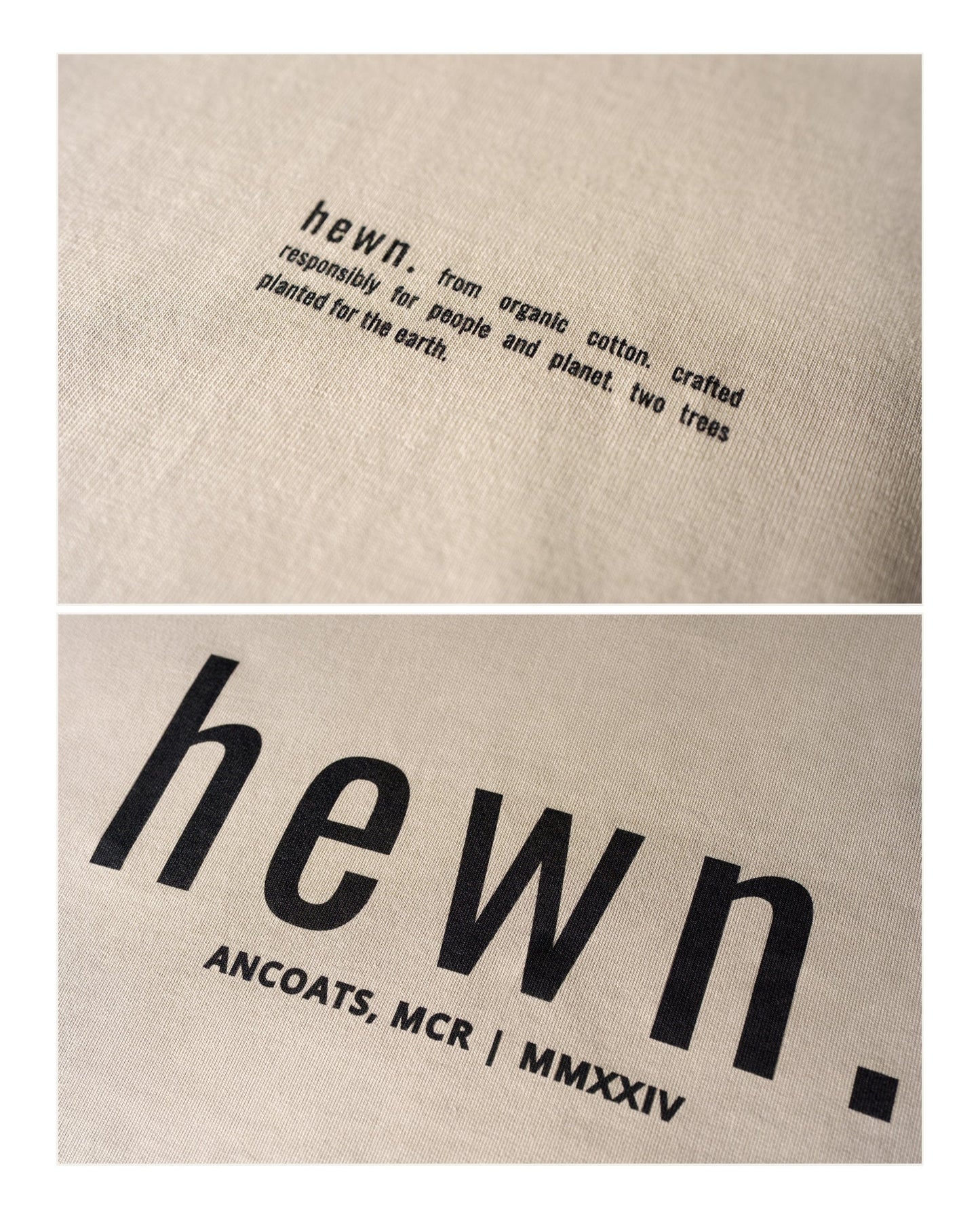 Men's Organic Cotton Signature Oversized T-Shirt | Limestone Grey