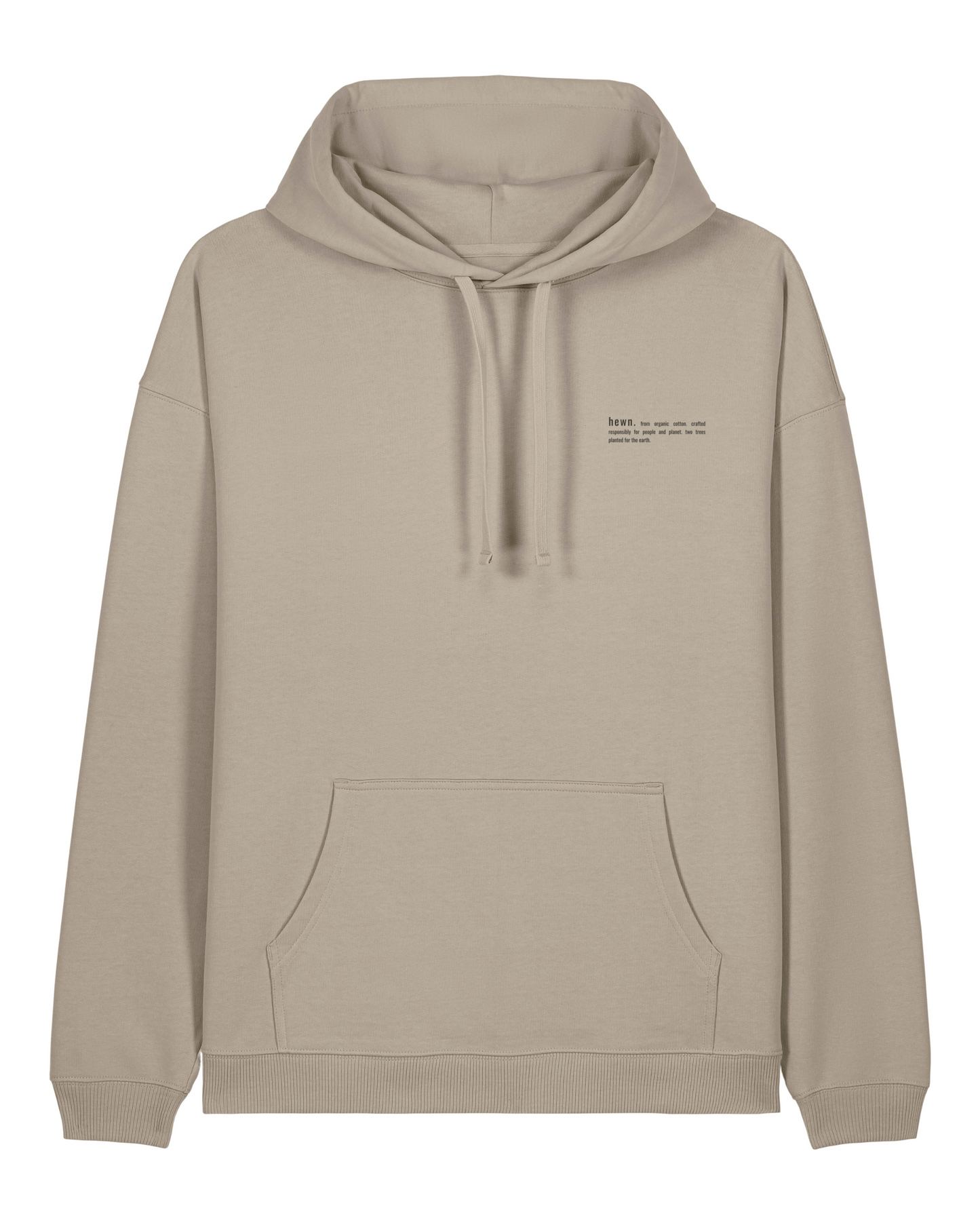 Women's Organic Cotton Signature Oversized Hoodie | Limestone Grey