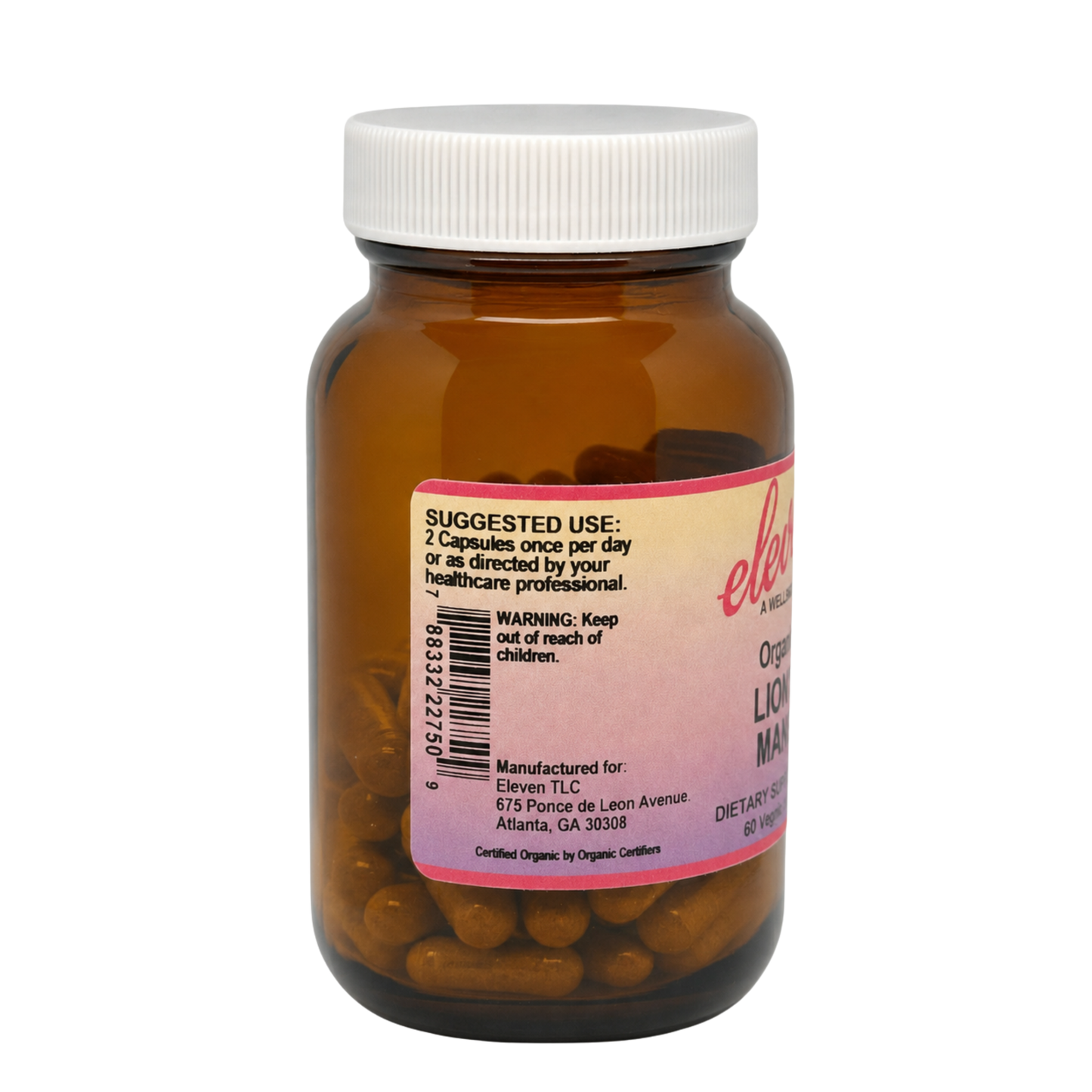 Lion's Mane Mushroom Capsules | Focus & Clarity | 60 Capsules