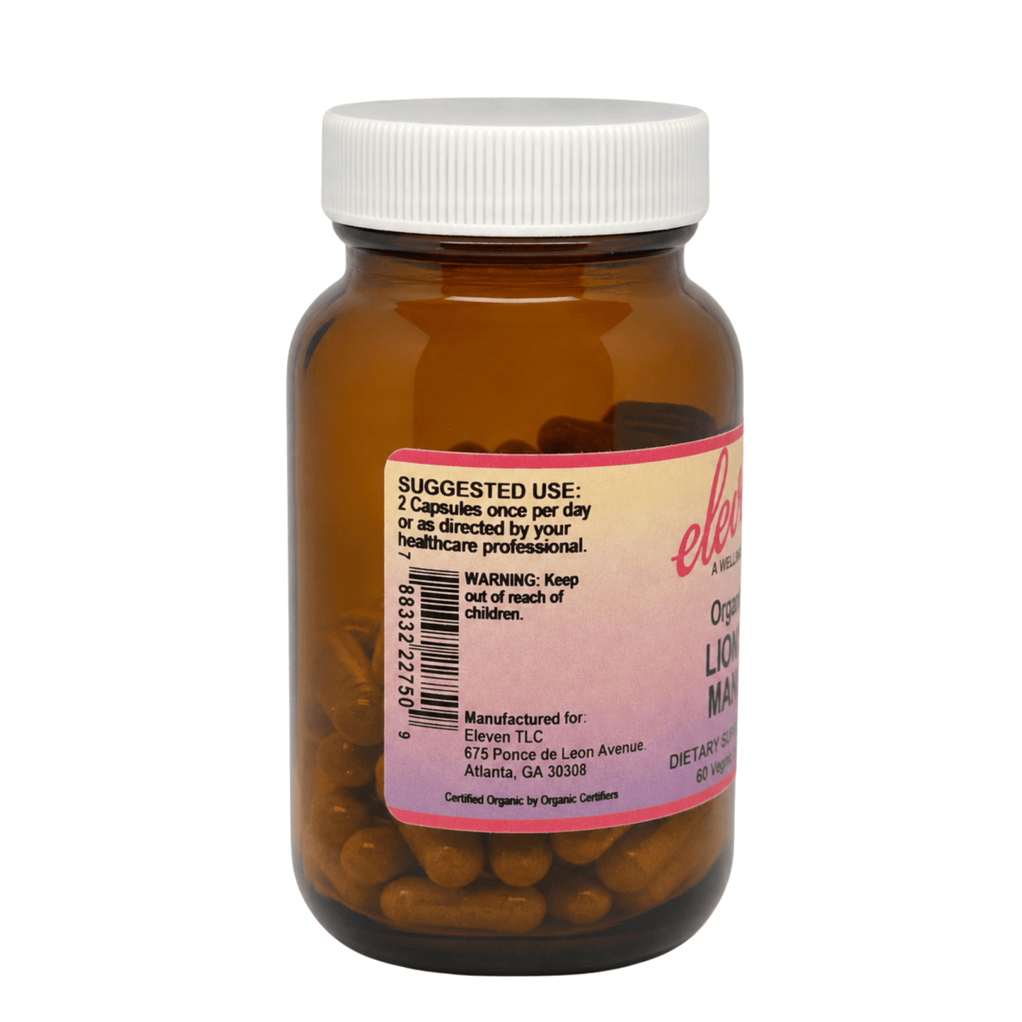 Lion's Mane Mushroom Capsules | Focus & Clarity | 60 Capsules - Vegan America