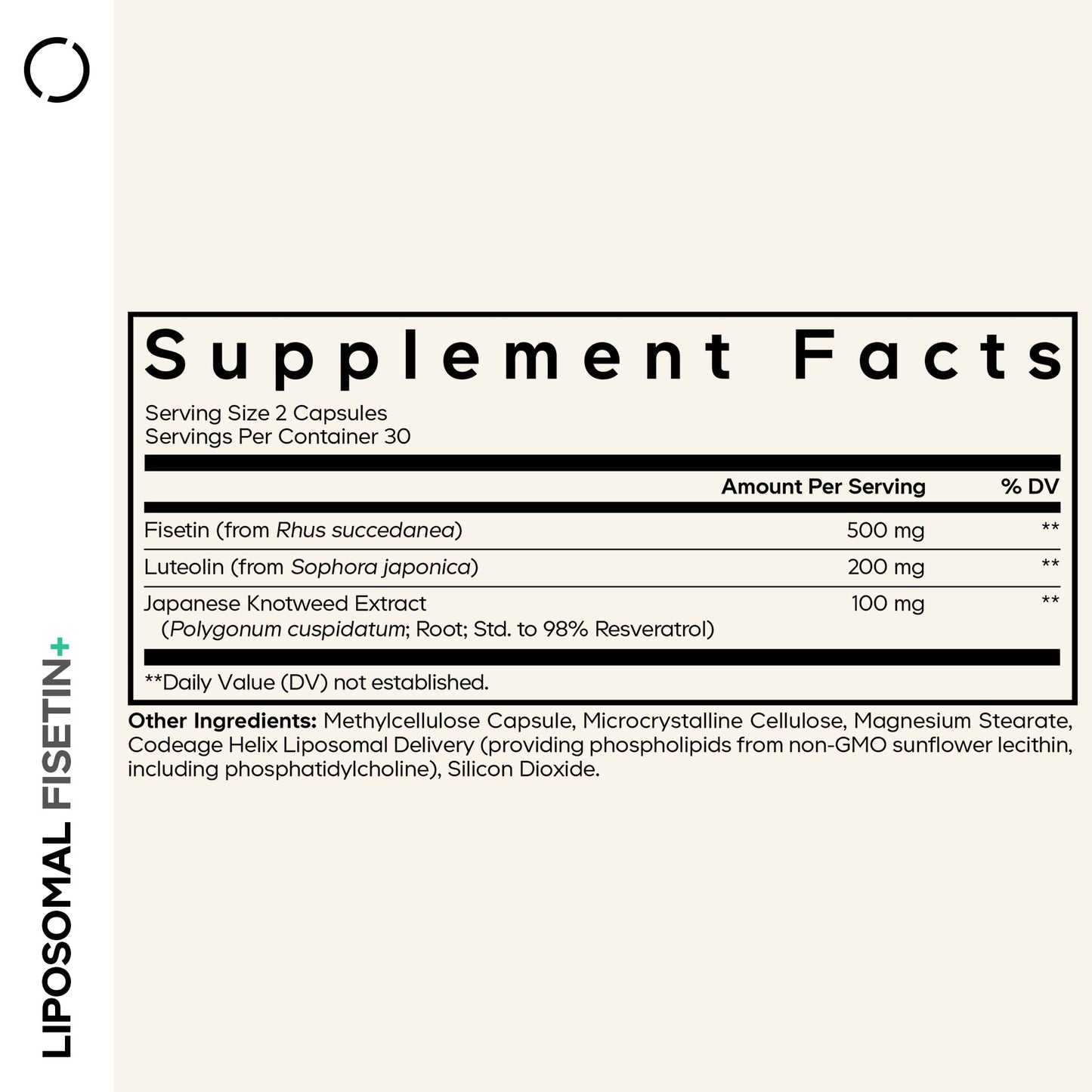 Liposomal Fisetin+ - Vegan America