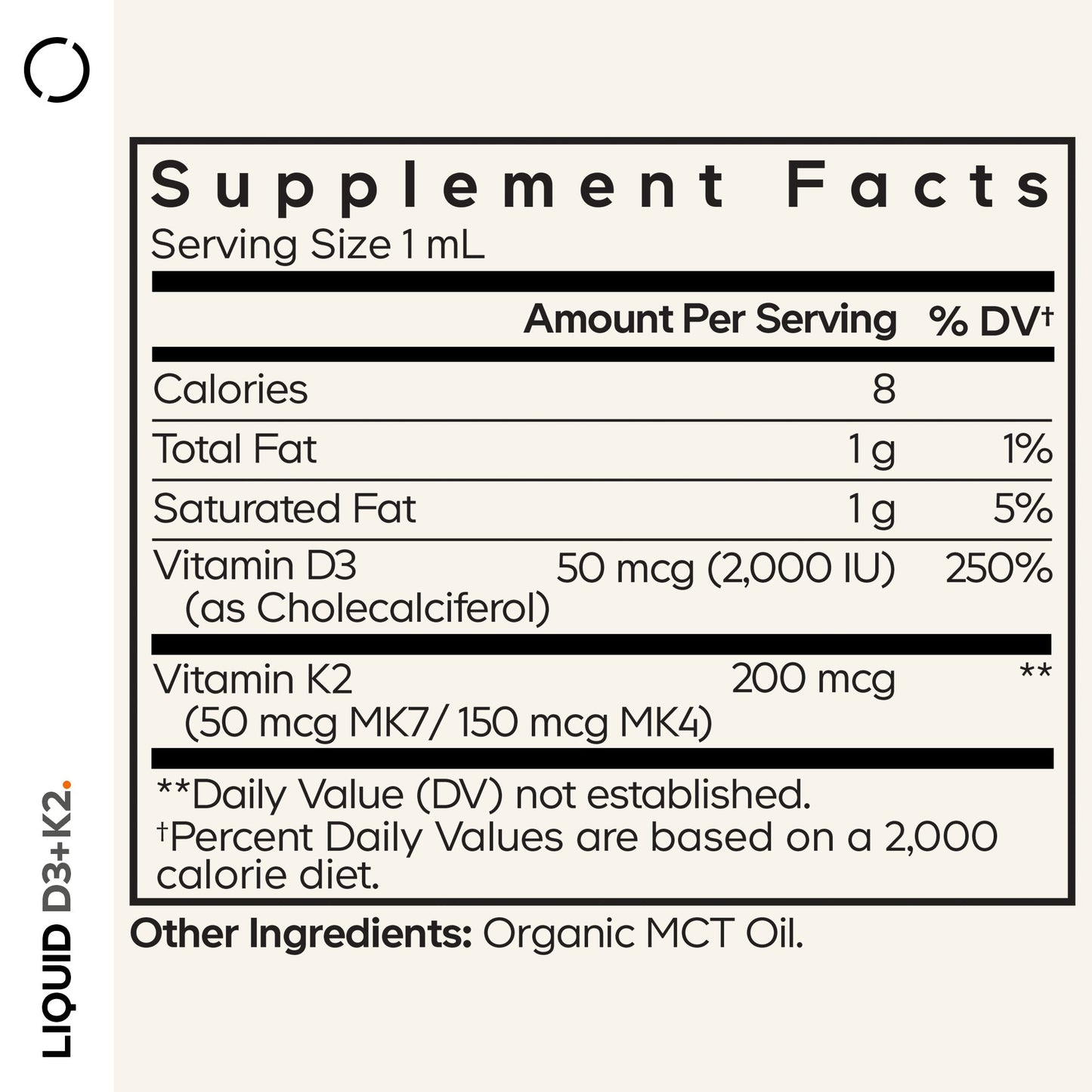 Liquid Vitamins D3+K2 - Vegan America