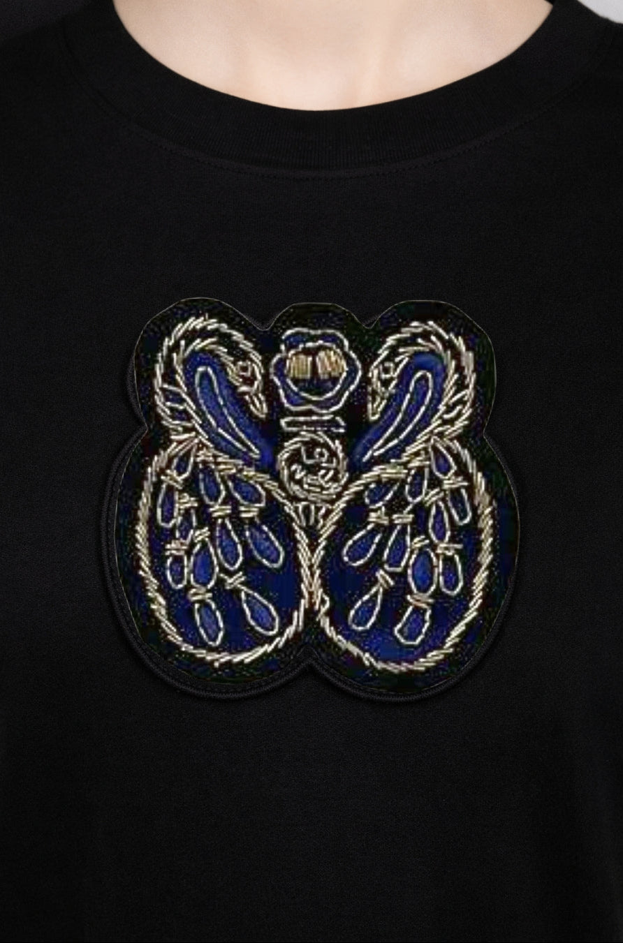 LO NEEL T-shirt Ocean Noir