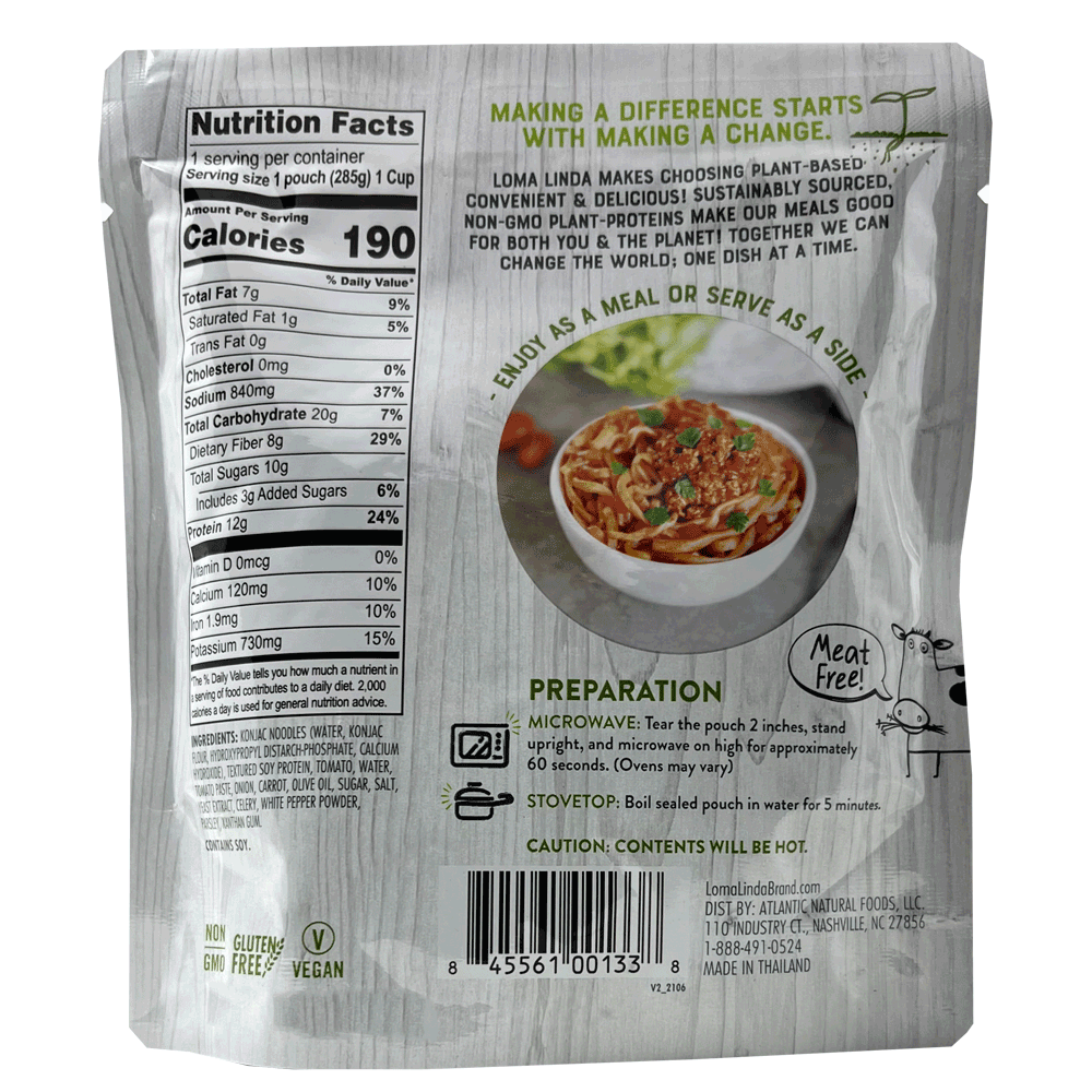 Loma Linda - Hearty Spaghetti, 10oz