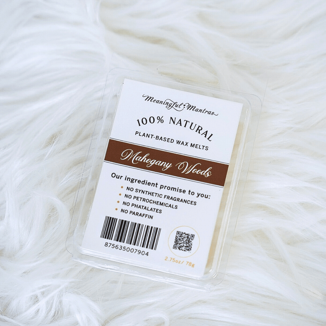Mahogany Woods 100% Plant-Based Wax Melts - Vegan America