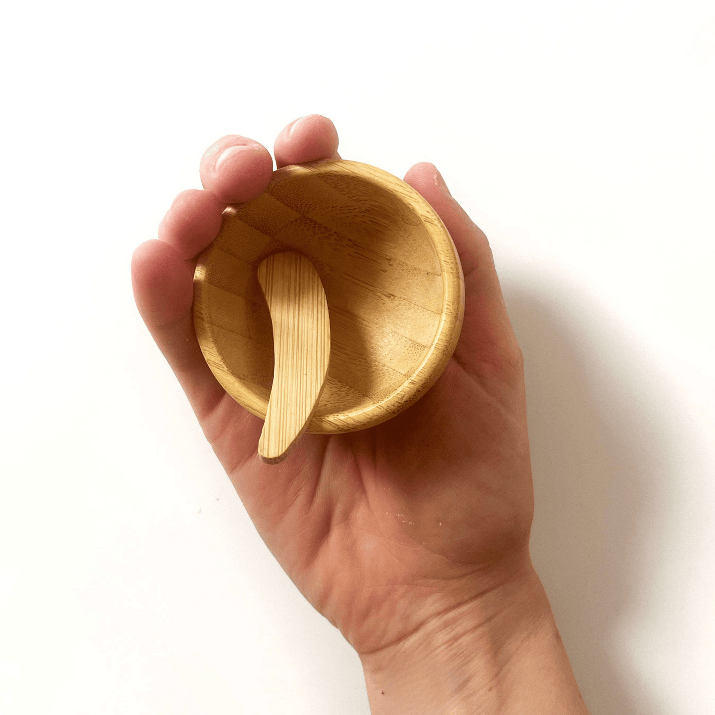 Mini Bamboo Mixing Bowl & Spoon