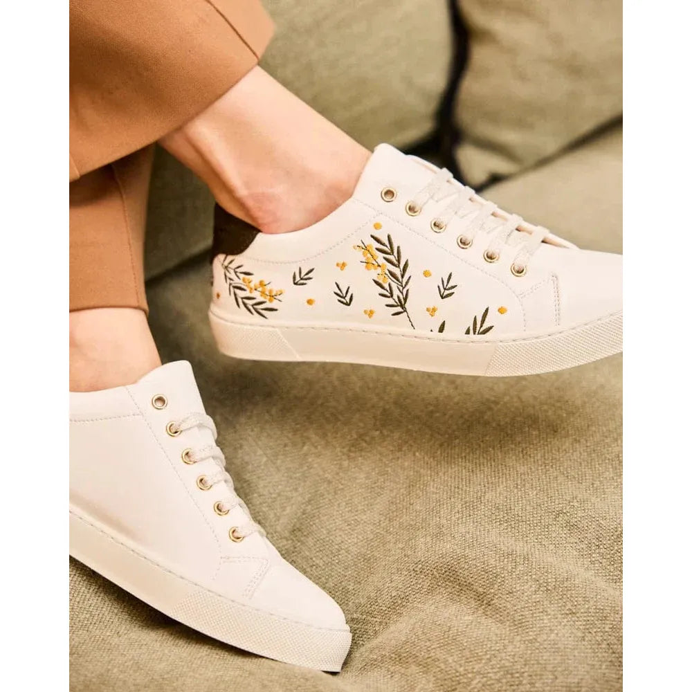 Virevolte Recycled Grain Vegan Sneakers | Mimosa