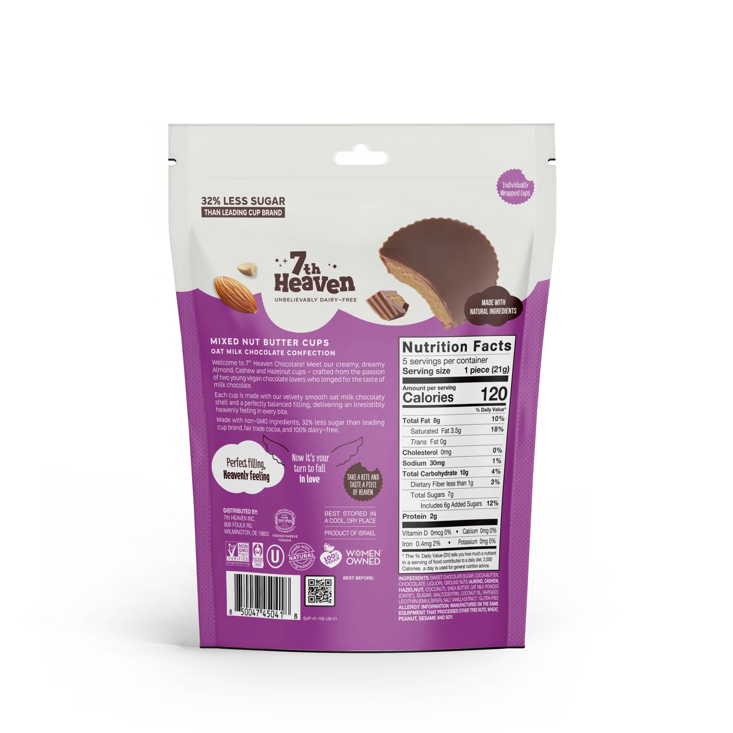 Mixed Nut Butter Cups (bag of 5) - Vegan America