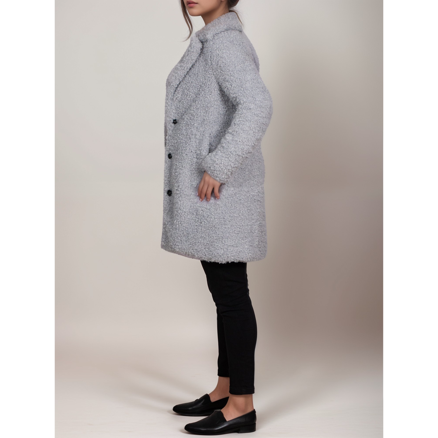 Recycled Boucle Coat