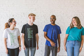 Monochrome Daily Dozen T-Shirt (All Languages) - Vegan America