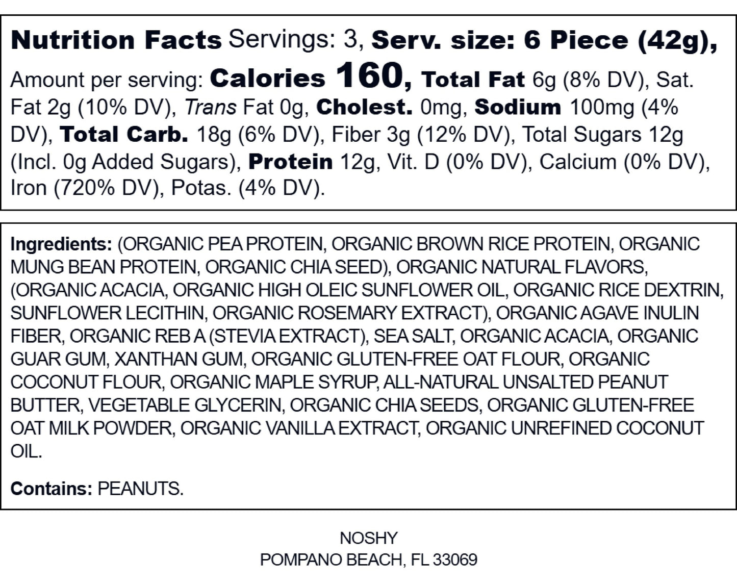 Nutty Nosh Protein Poppers (3 - Pack) - Vegan America