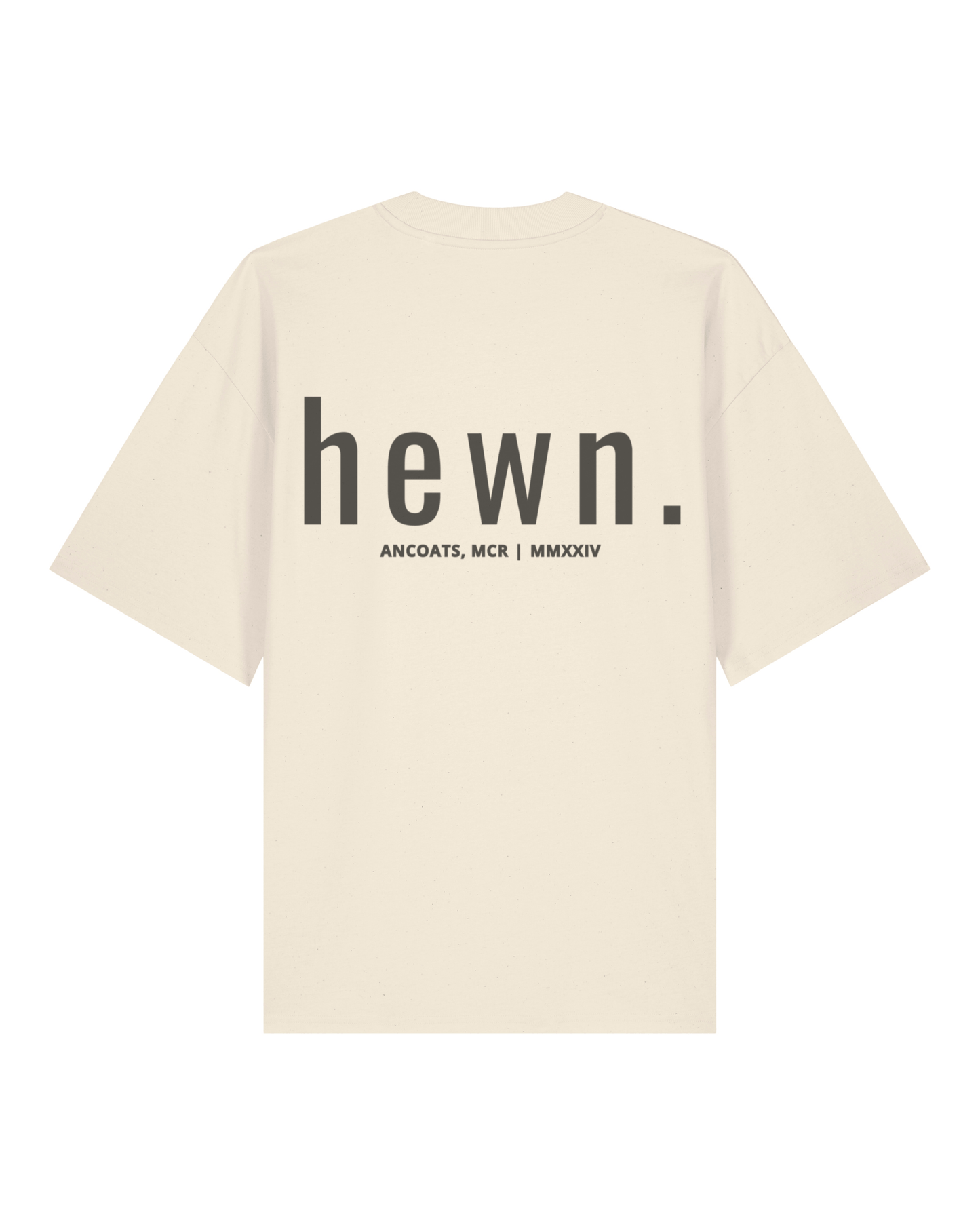 Men's Organic Cotton Signature Oversized T-Shirt | Natural Cotton