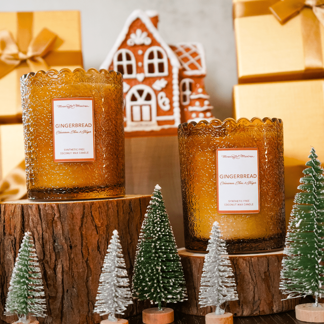 Gingerbread Natural Candle 8oz Kaia Collection - Vegan America