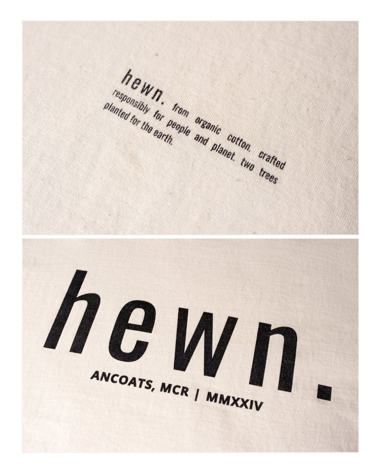 Men's Organic Cotton Signature Oversized T-Shirt | Natural Cotton
