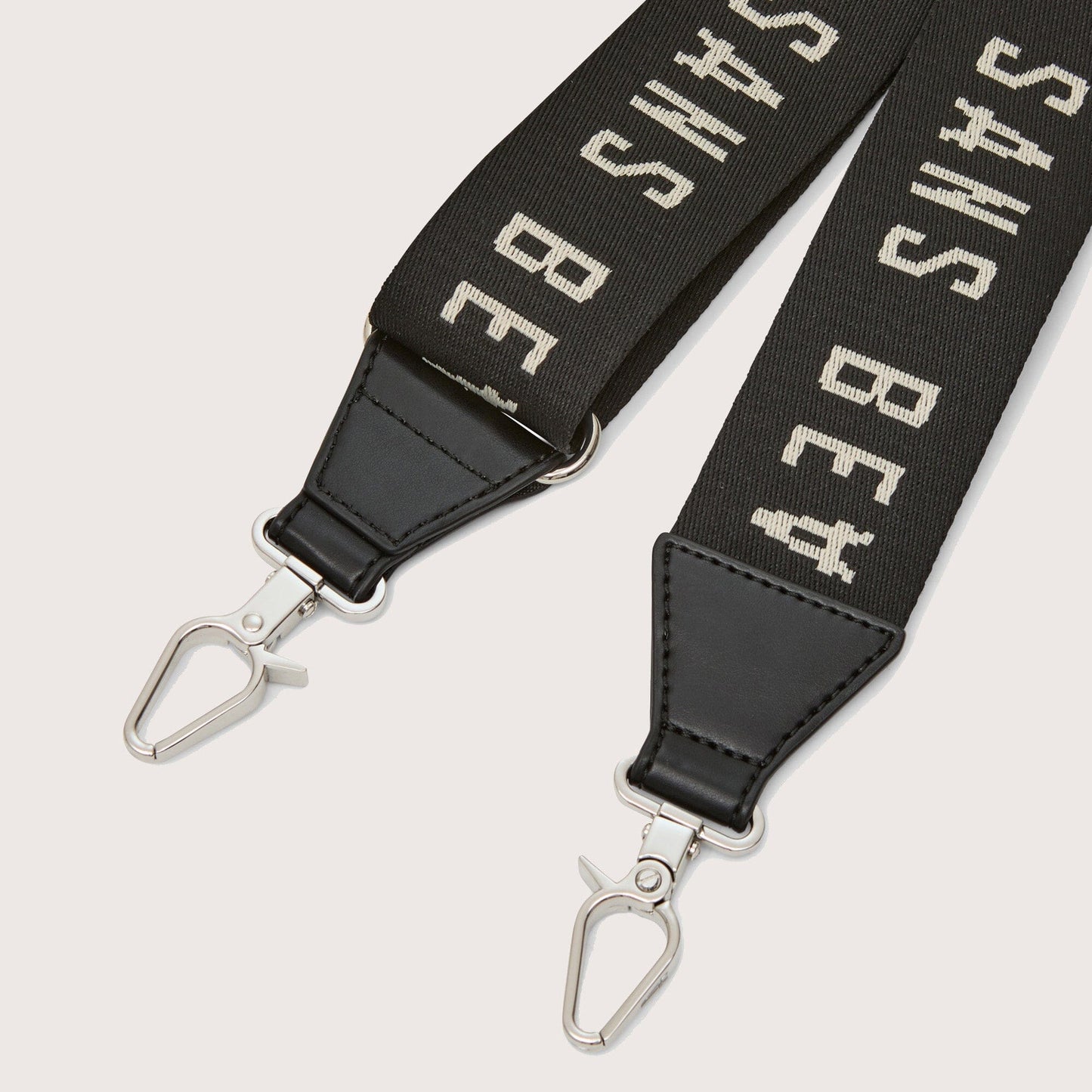 Barricade Bag Strap - Noir + Silver