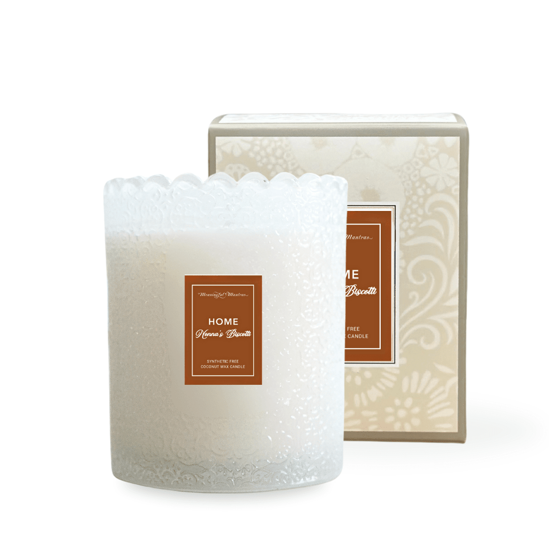 Nonna's Biscotti Natural Candle 8oz Kaia Collection - Vegan America