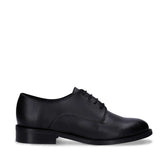 Women's Vegan Derby Shoes Obe Black - Vegan America