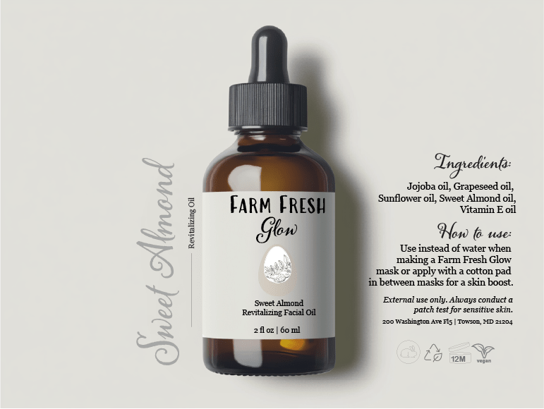 Almond Nourishing Facial Oil - Vegan America