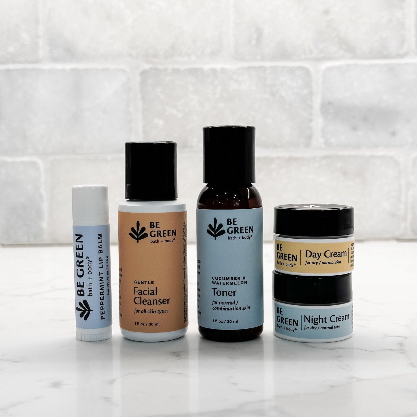 Facial Care Minis + Lip Balm Gift Set