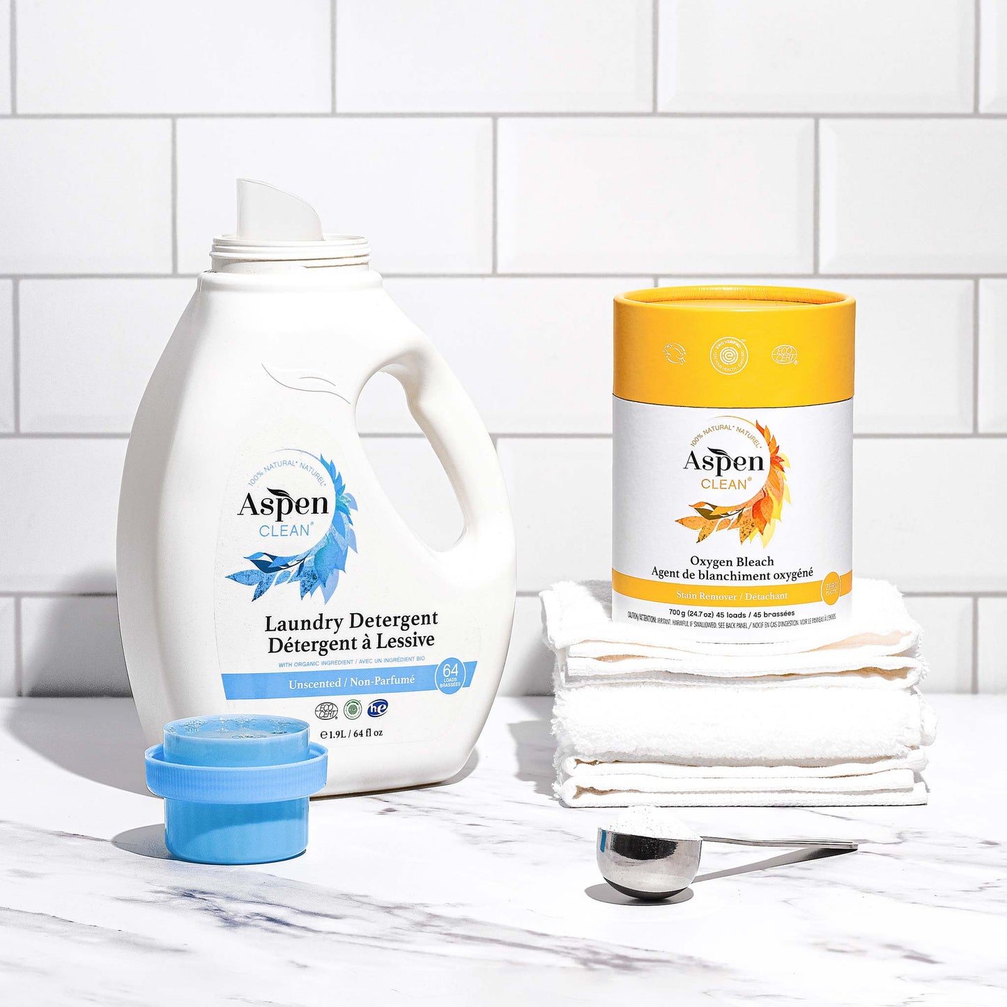 AspenClean Oxygen Bleach Powder and Stain Remover