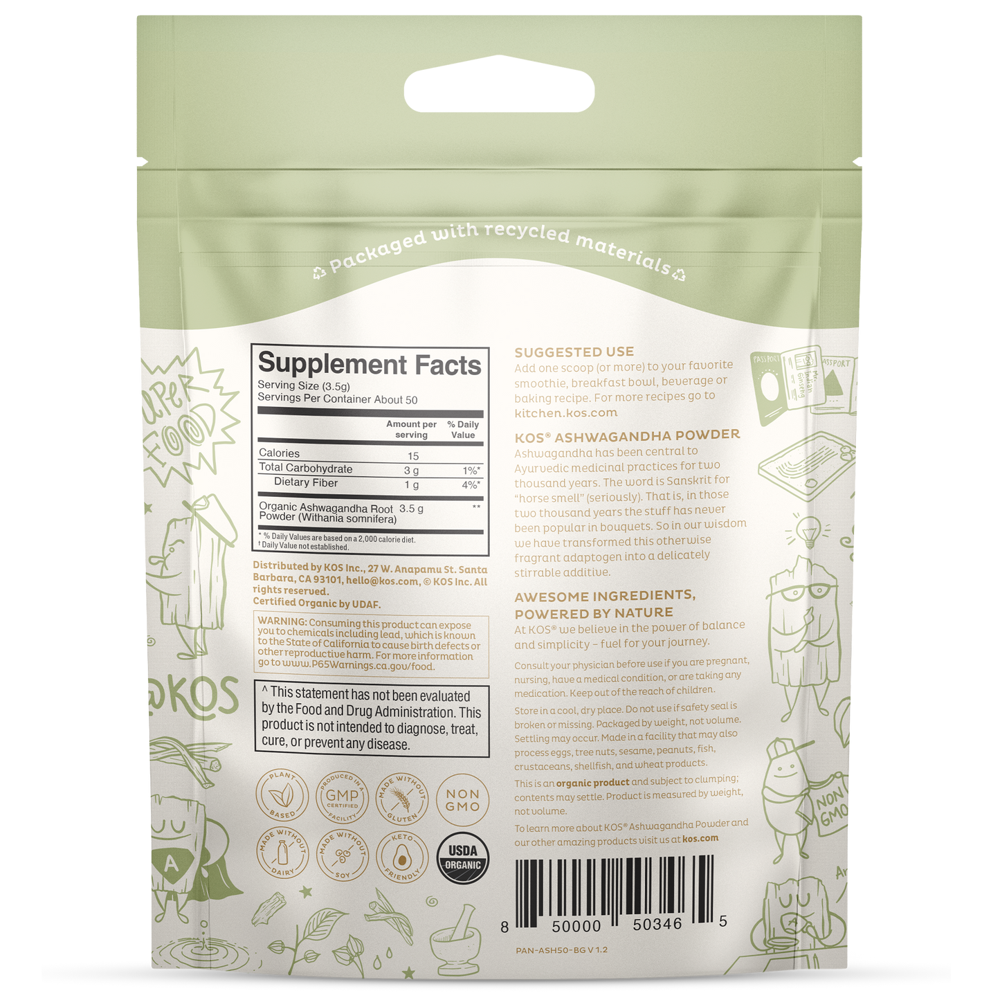 Organic Ashwagandha Powder
