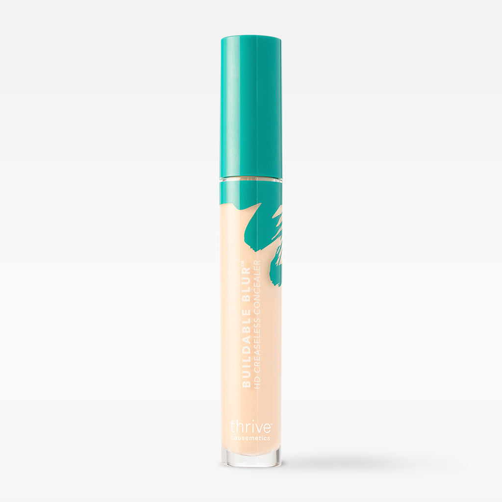 lightweight, buildable + blurring vegan concealer