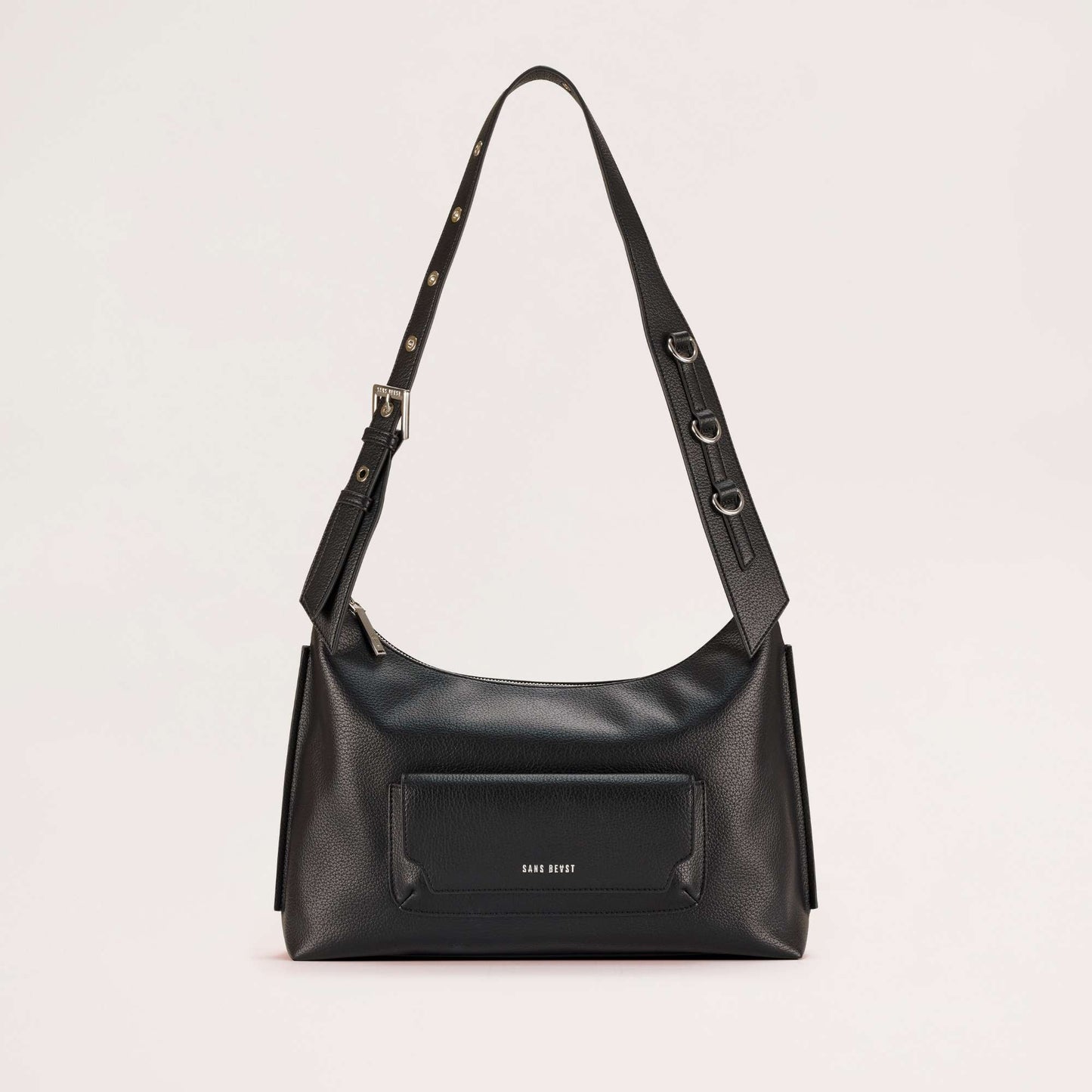 Pebble Transit Day Bag - Noir + Silver