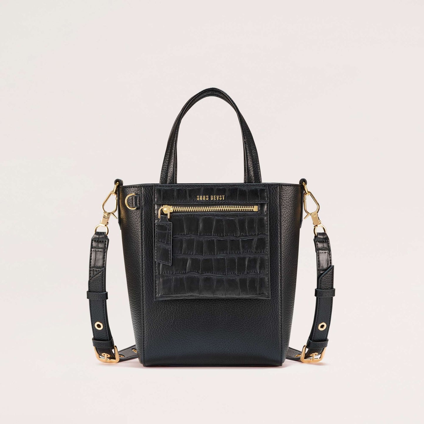 Petite Universo Bucket - Noir + Gold