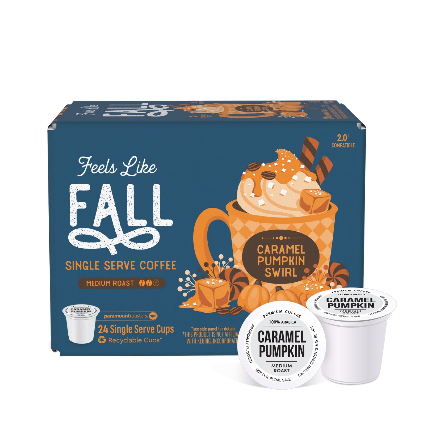 Feels Like Fall Caramel Pumpkin Swirl 24ct Single Serve Coffee