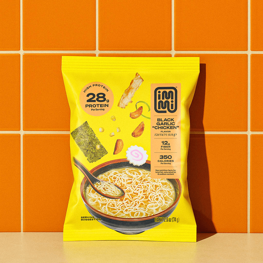 Black Garlic "Chicken" Ramen - Vegan America