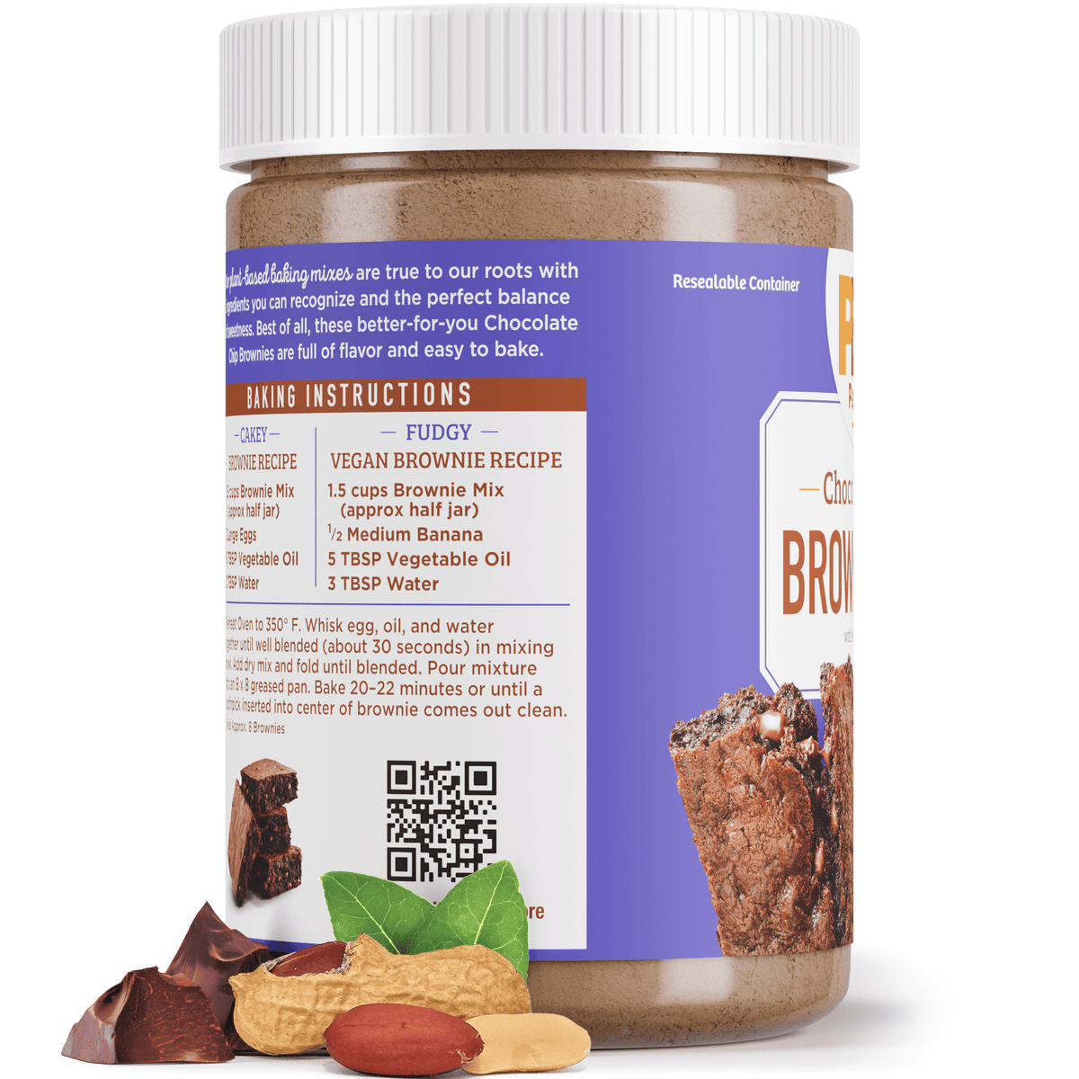 PB2 Pantry - Chocolate Brownie Mix - Vegan America