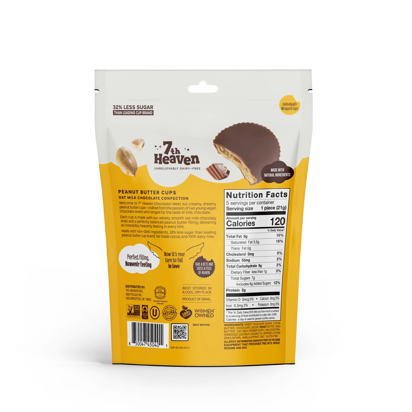 Peanut Butter Cups (bag of 5) - Vegan America
