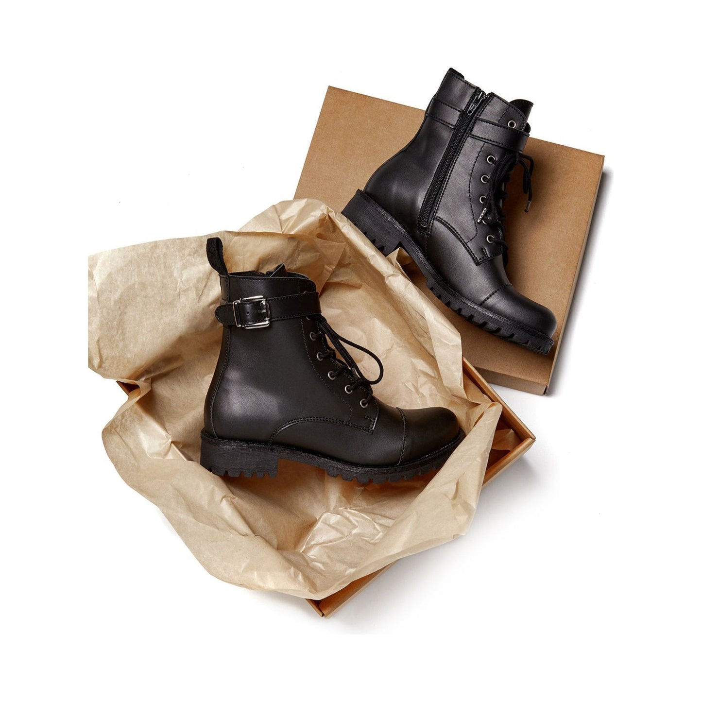 Buckled Work Boots
