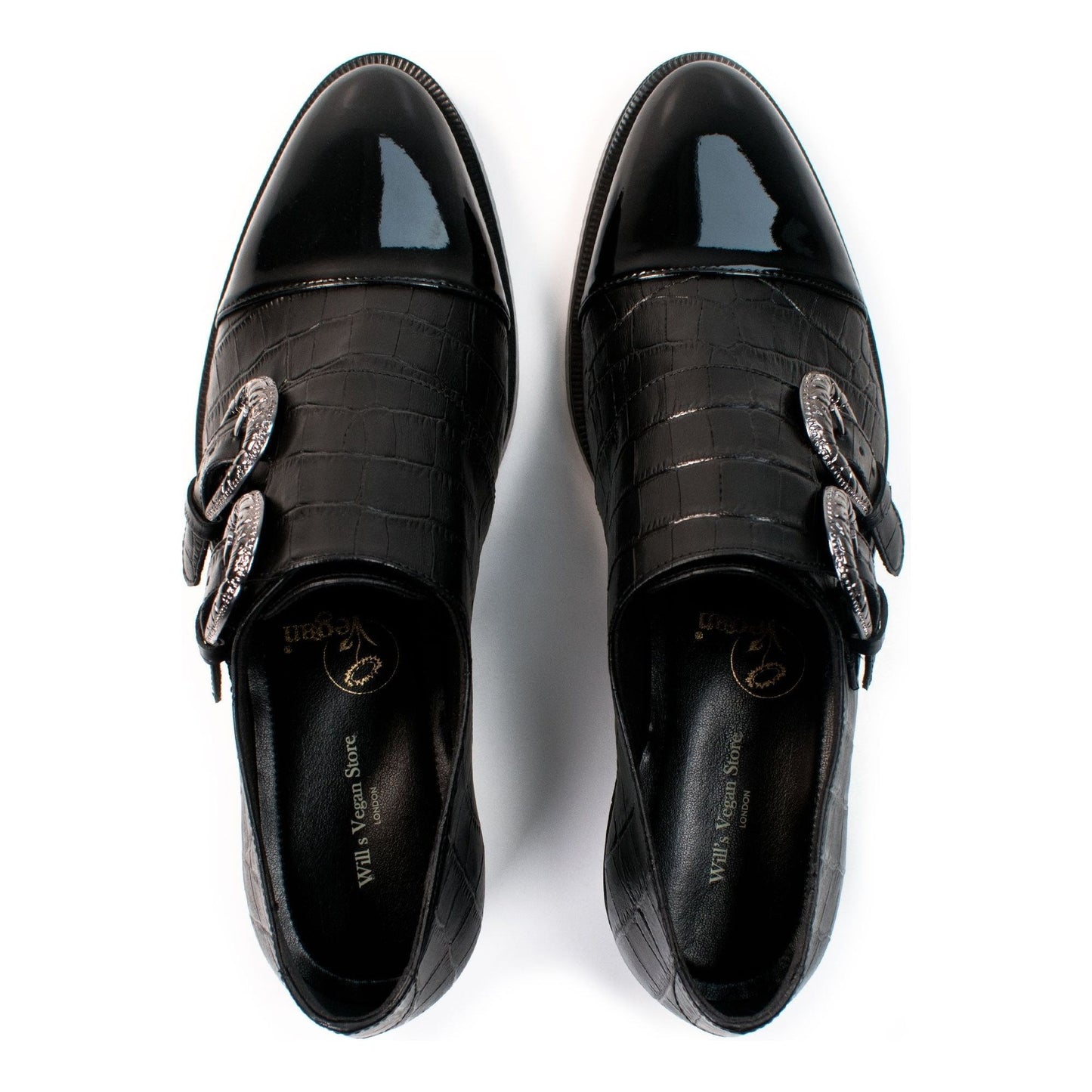 Mock Croc Monk Straps