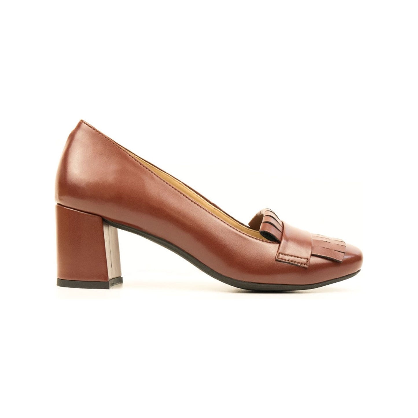 Kilted Block Heels