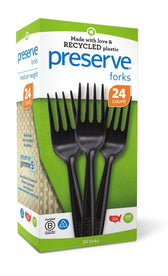 Medium Weight Cutlery | Forks Only | 24 count - Vegan America