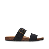 Vegan Sandals with Recycled Tyre Sole Rawa Black - Vegan America