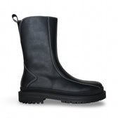 Vegan Mid-Calf Boots Reiko Black - Vegan America