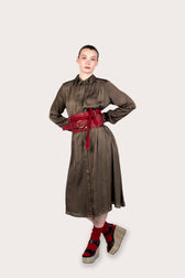 Robe Erika Tabacco - Vegan America