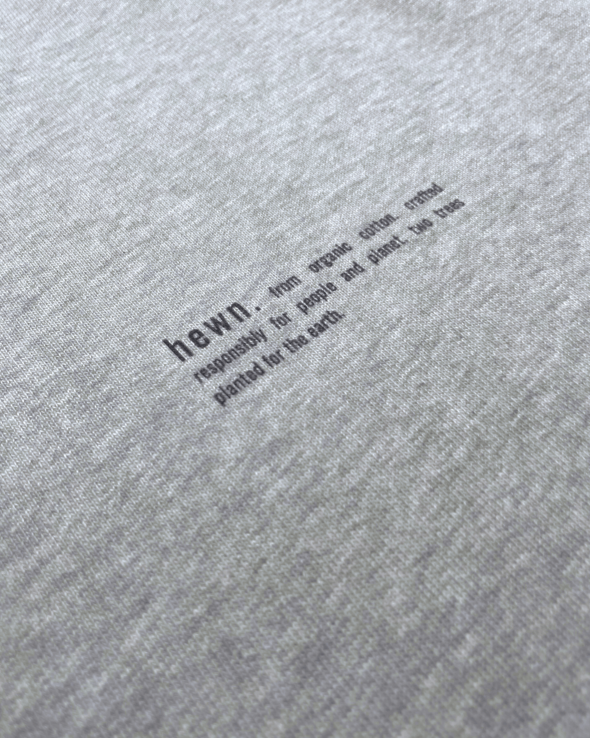 Women's Organic Cotton Fitted T-Shirt | Rock Grey Marl