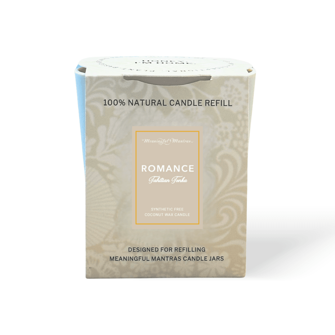 Romance Tahitian Tonka Natural Candle 8oz Kaia Collection Refill - Vegan America
